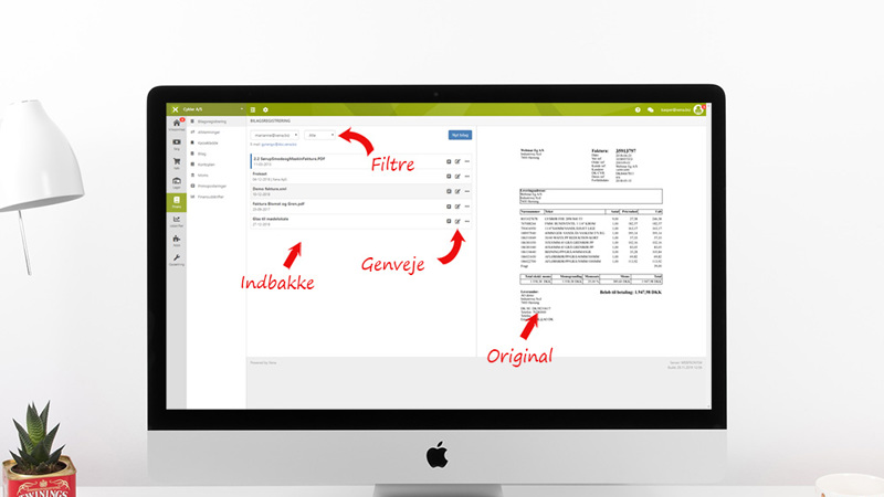 Redesign af bilagsregistrering