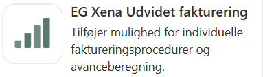 EG Xena Udvidet fakturering i Xena